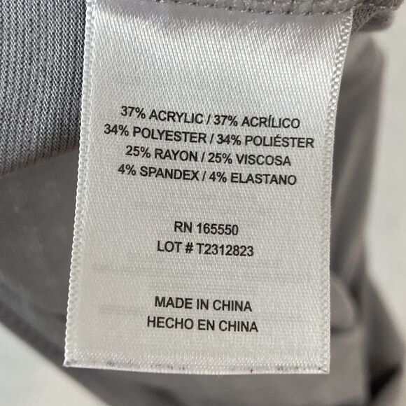 32 Degrees Heat Base Layer Long Sleeve Shirt Girls Medium Gray Fair Isle - Picture 4 of 4